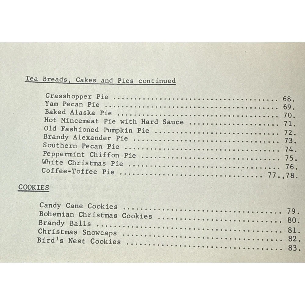 Vintage Church Cookbook Christ Child Society: What's Cooking For Christmas?‎